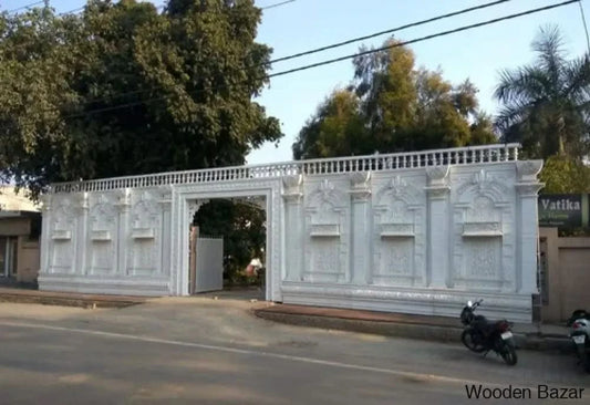 Royal Grand Fiber Stage For Wedding Decoration - Wooden Bazar