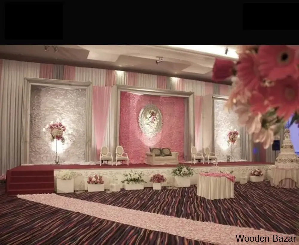 Royal Handmade Fiberglass Stage For Wedding - Wooden Bazar