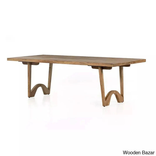 Rustic Elegance And Lasting Quality In Wooden Dining Table