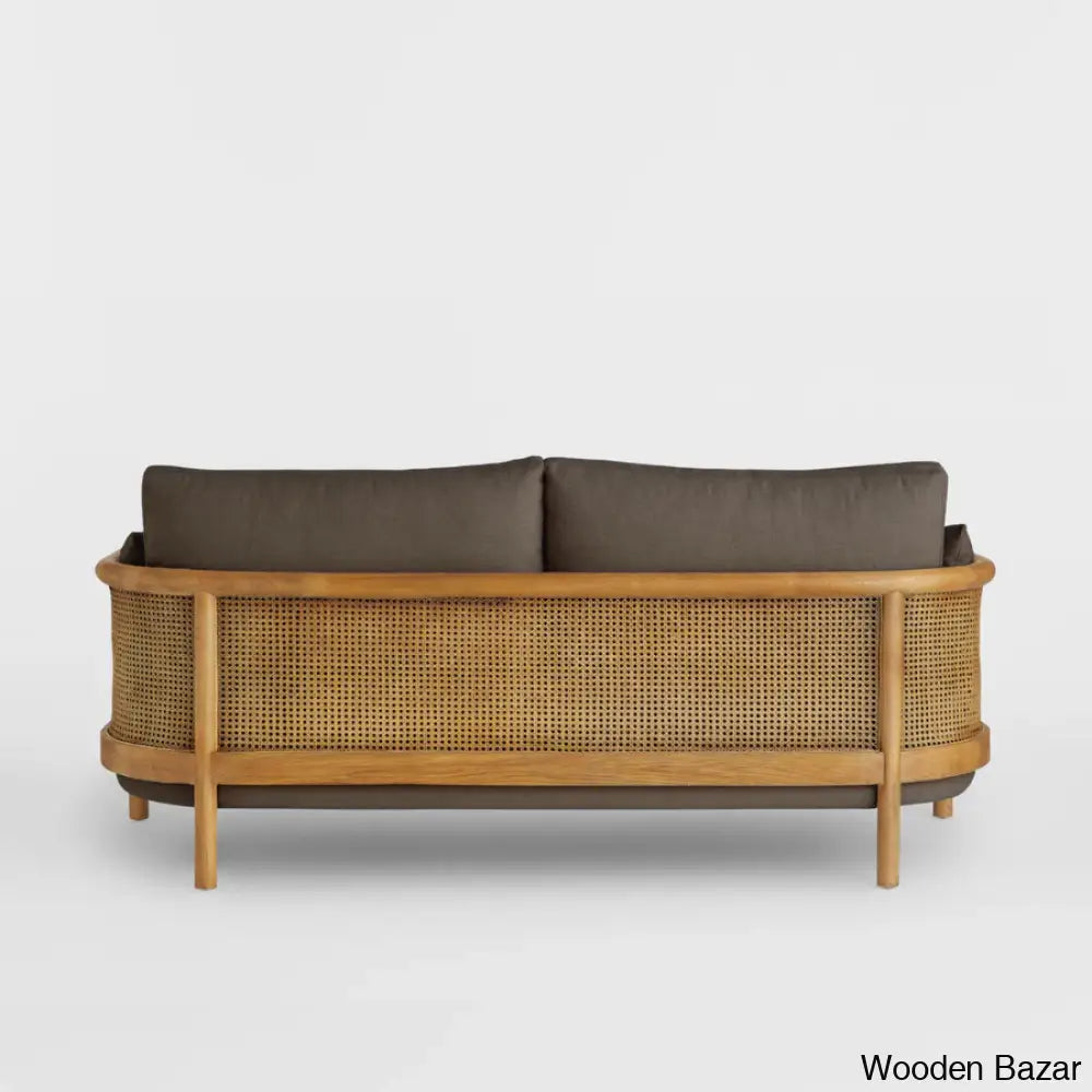 Sadie Modish Solid Wood Fabric Sofa In Perfect Fusion Of Modern Elegance And Lasting Comfort