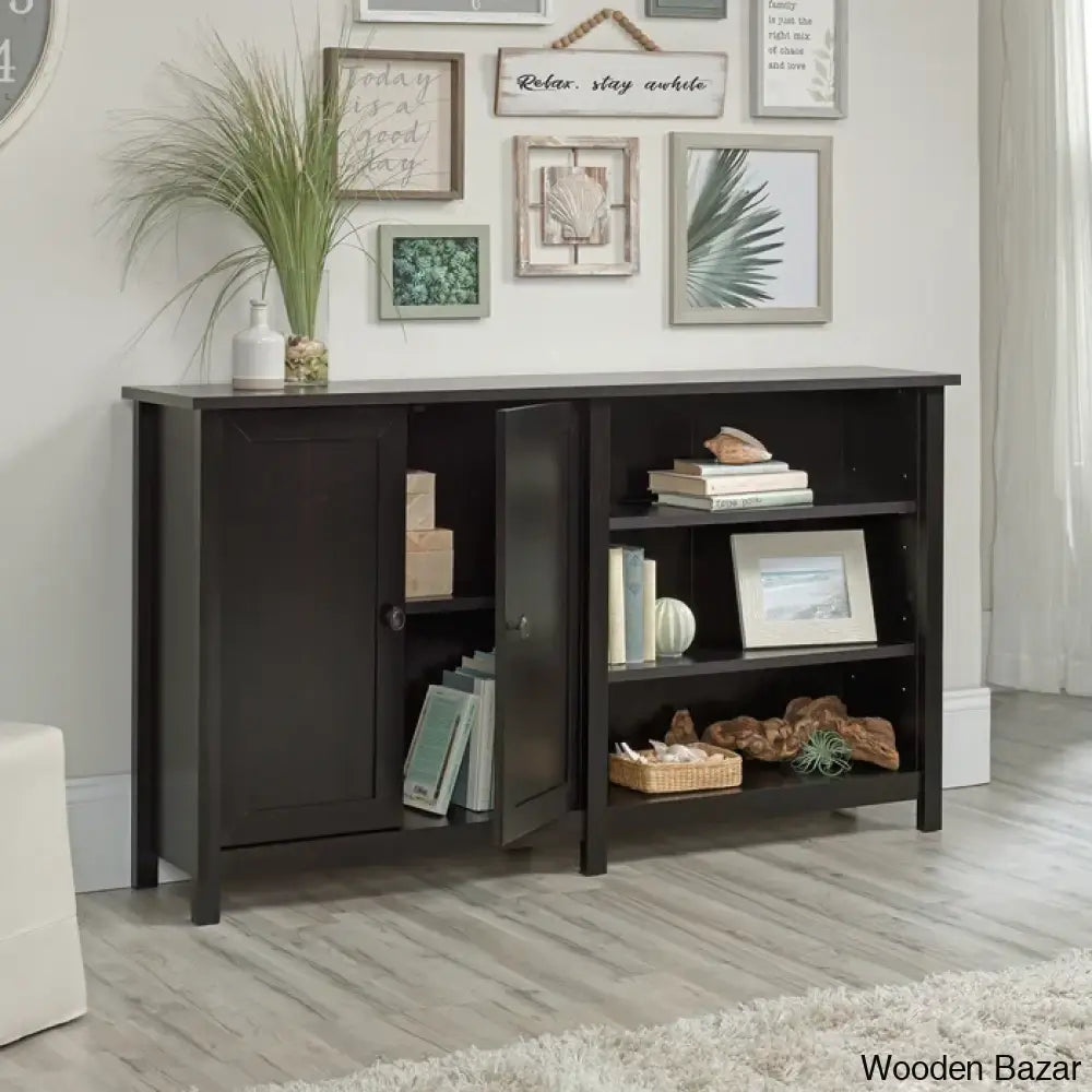 Console Table With Storage-13