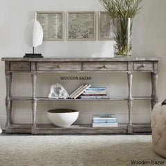 Hardwood End Table - Console Table