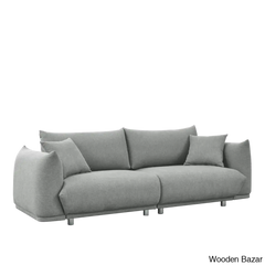 Sarah Modern 3 Seater Sofa Couch - Wooden Bazar