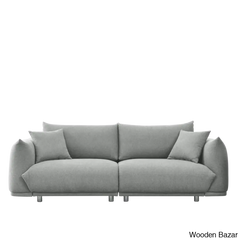 Sarah Modern 3 Seater Sofa Couch - Wooden Bazar