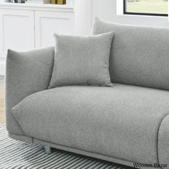 Sarah Modern 3 Seater Sofa Couch - Wooden Bazar