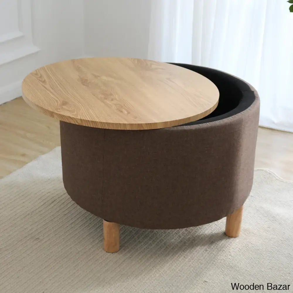 Saugeto Solid Wood Coffee And Center Table