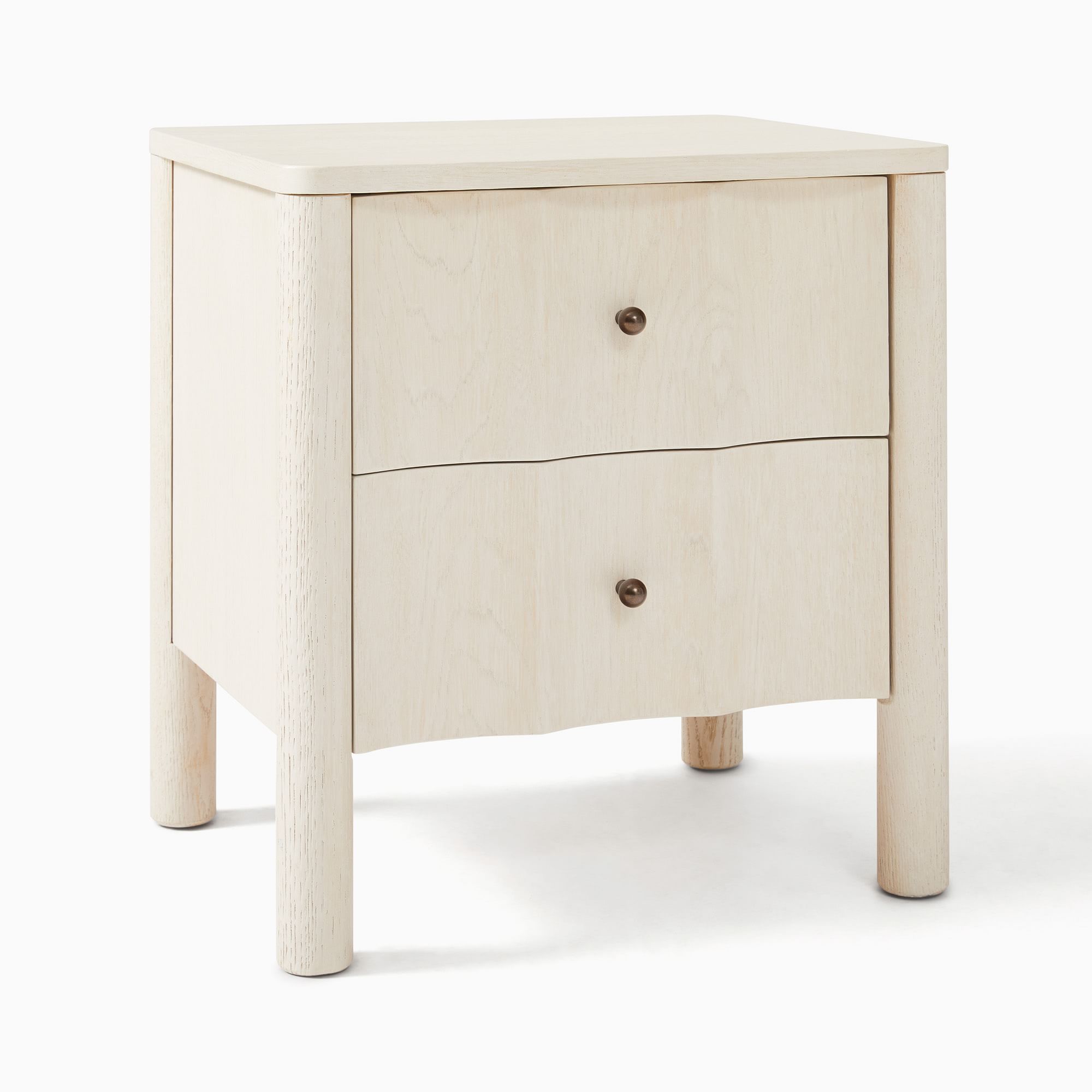 Keroxed Modern Bedside Table with Storage Drawers