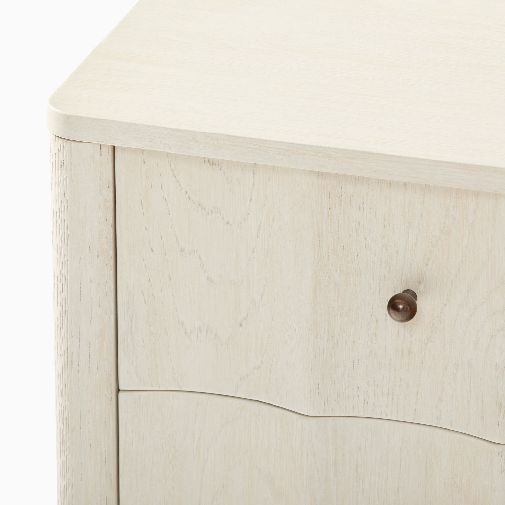 Keroxed Modern Bedside Table with Storage Drawers