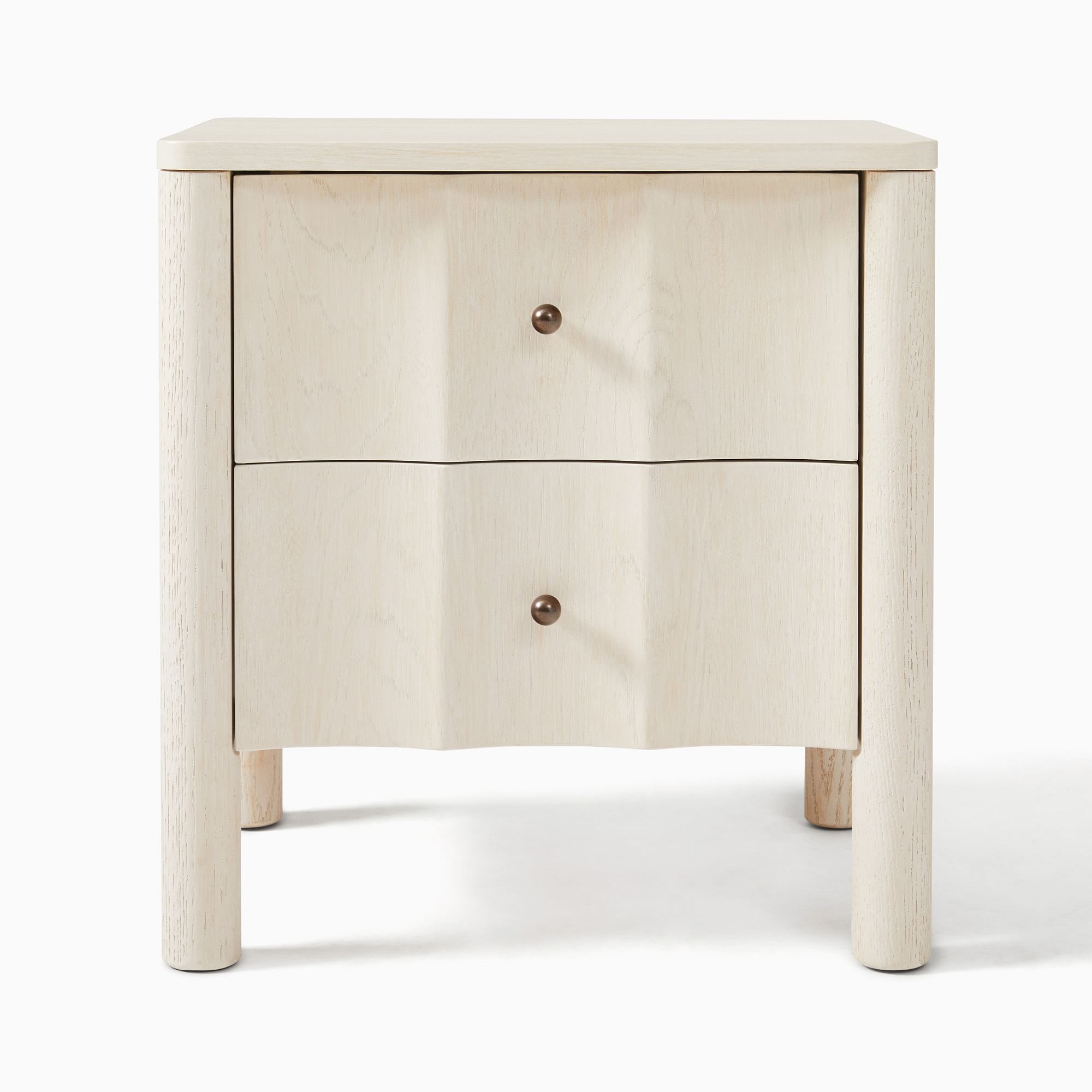 Keroxed Modern Bedside Table with Storage Drawers