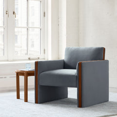 Rebbi Club Chair - Wooden bazar