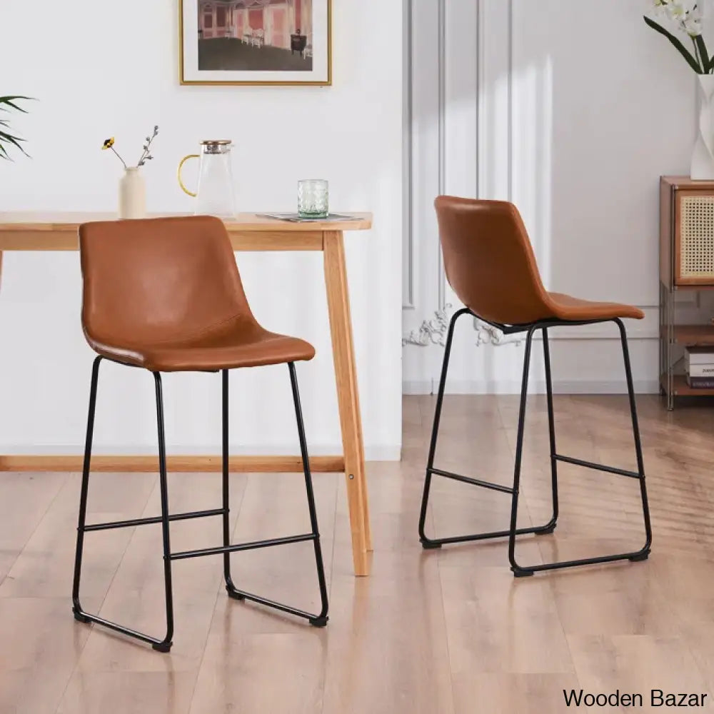 Schero Dining Chairs Counter Stool & Bar Stools (Set Of 2)