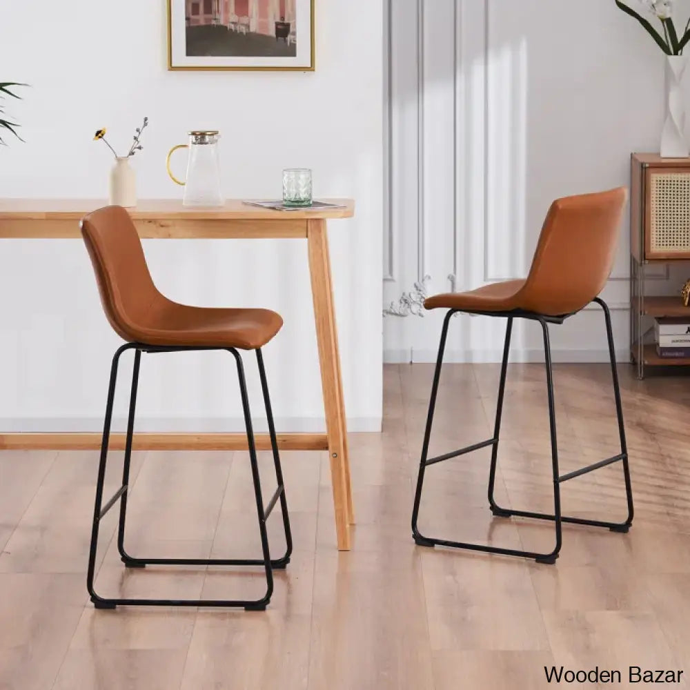 Schero Dining Chairs Counter Stool & Bar Stools (Set Of 2)