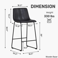 Schero Dining Chairs Counter Stool & Bar Stools (Set Of 2)