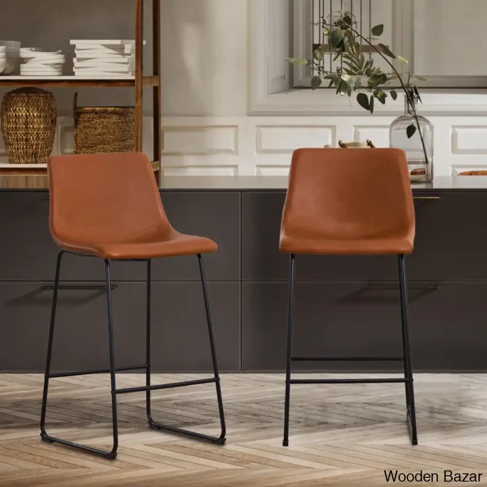 Schero Dining Chairs Counter Stool & Bar Stools (Set Of 2)