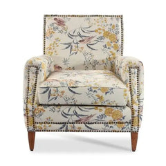 Latest Upholstered Royal Arm Chair - Wooden Bazar