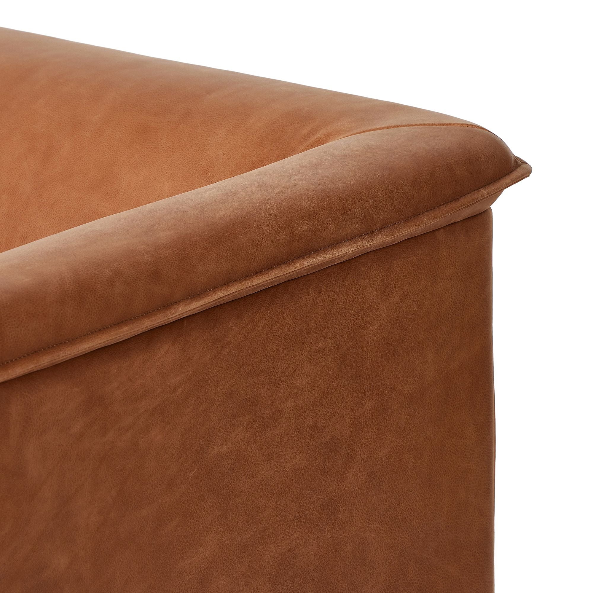 Aqaan Leather Swivel Chair - Wooden bazar