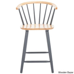 Sheffieldo Swivel Solid Wood Counter And Bar Stool (Set Of 2)