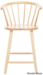 Sheffieldo Swivel Solid Wood Counter And Bar Stool (Set Of 2)