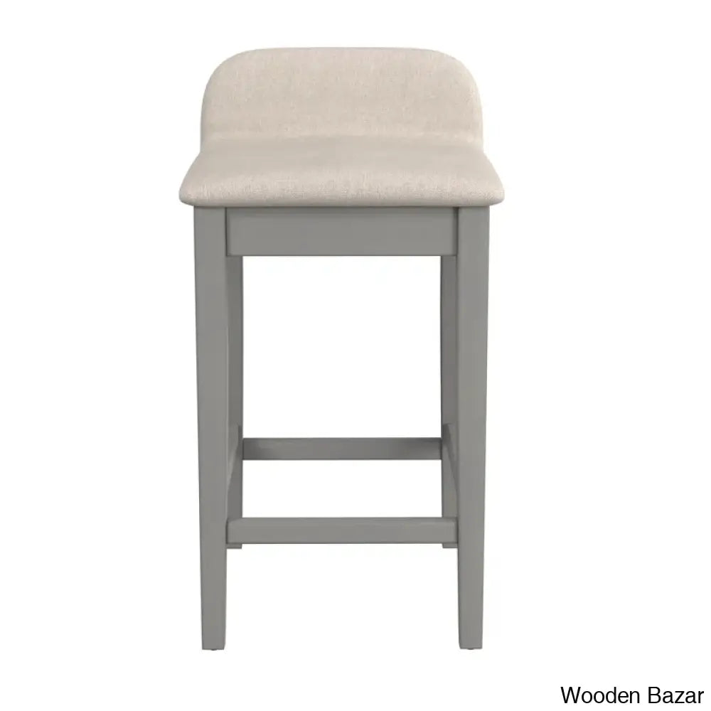 Sherlocko Swivel Upholstered Counter And Bar Stool