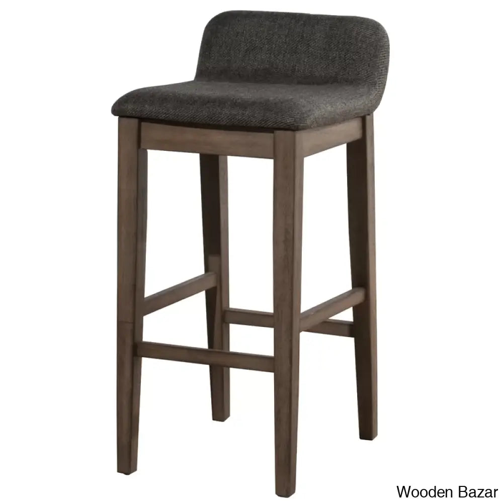 Sherlocko Swivel Upholstered Counter And Bar Stool