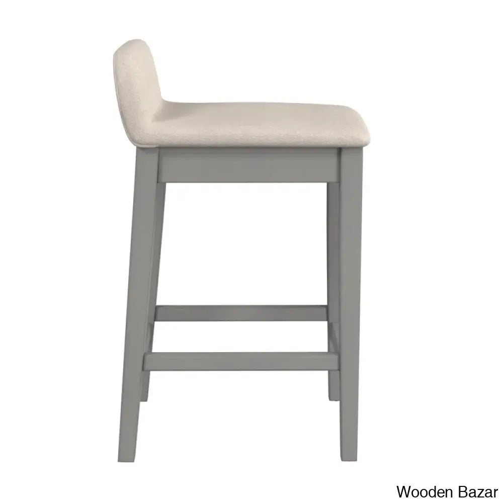 Sherlocko Swivel Upholstered Counter And Bar Stool