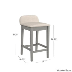 Sherlocko Swivel Upholstered Counter And Bar Stool