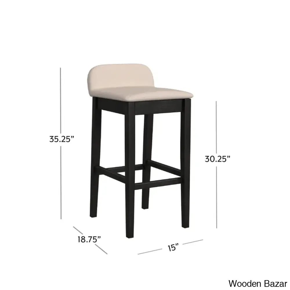 Sherlocko Swivel Upholstered Counter And Bar Stool