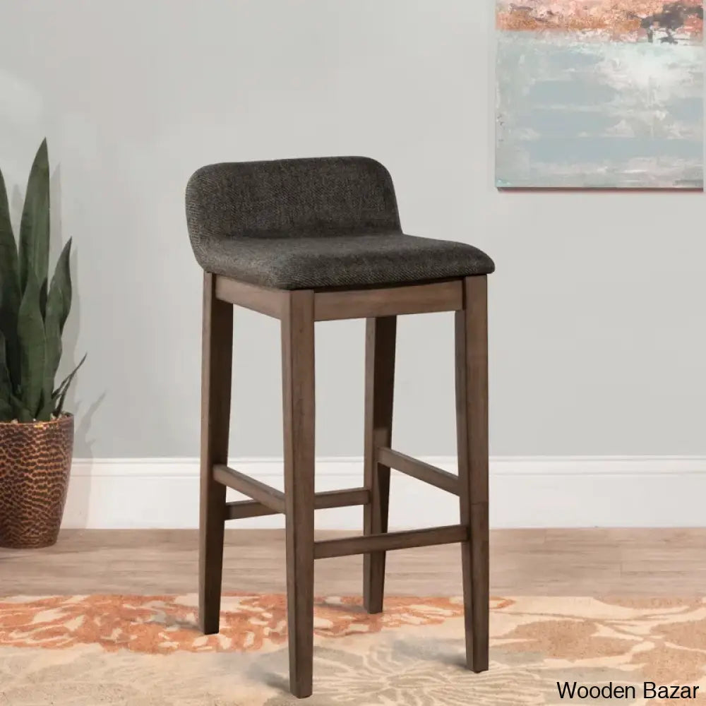 Sherlocko Swivel Upholstered Counter And Bar Stool