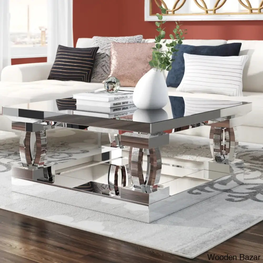 Sherrardo Glass Top Coffee And Center Table