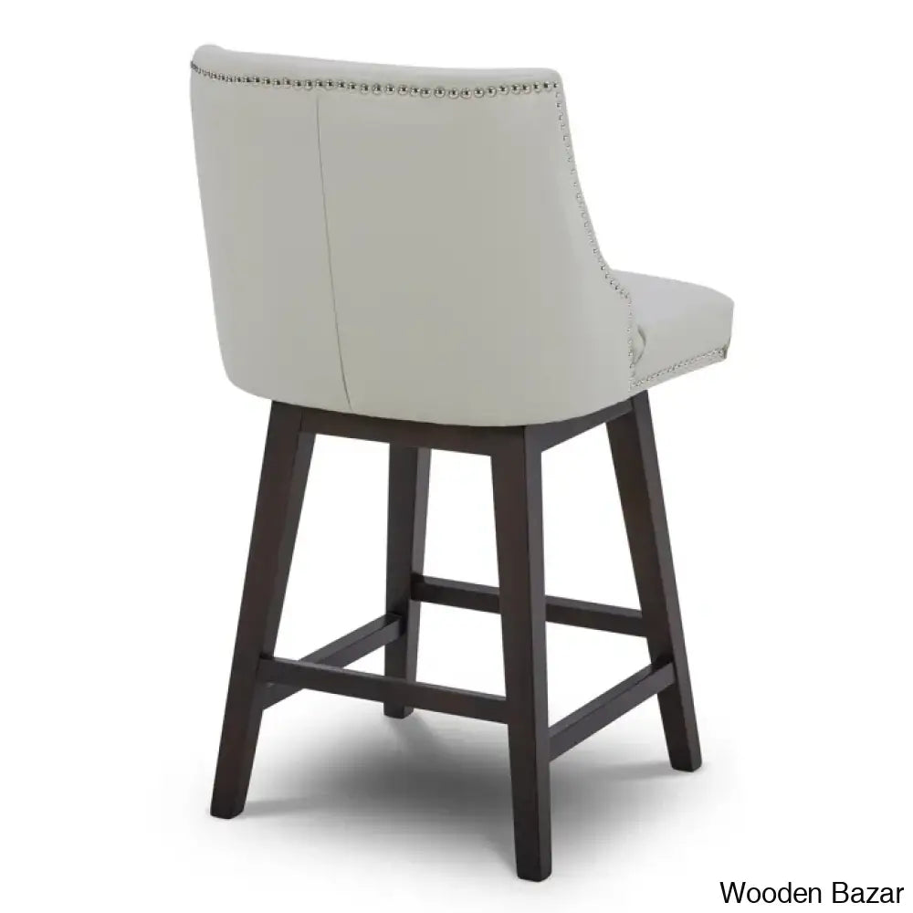 Shurmaz Swivel Upholstered 26’’ Counter And Bar Stool