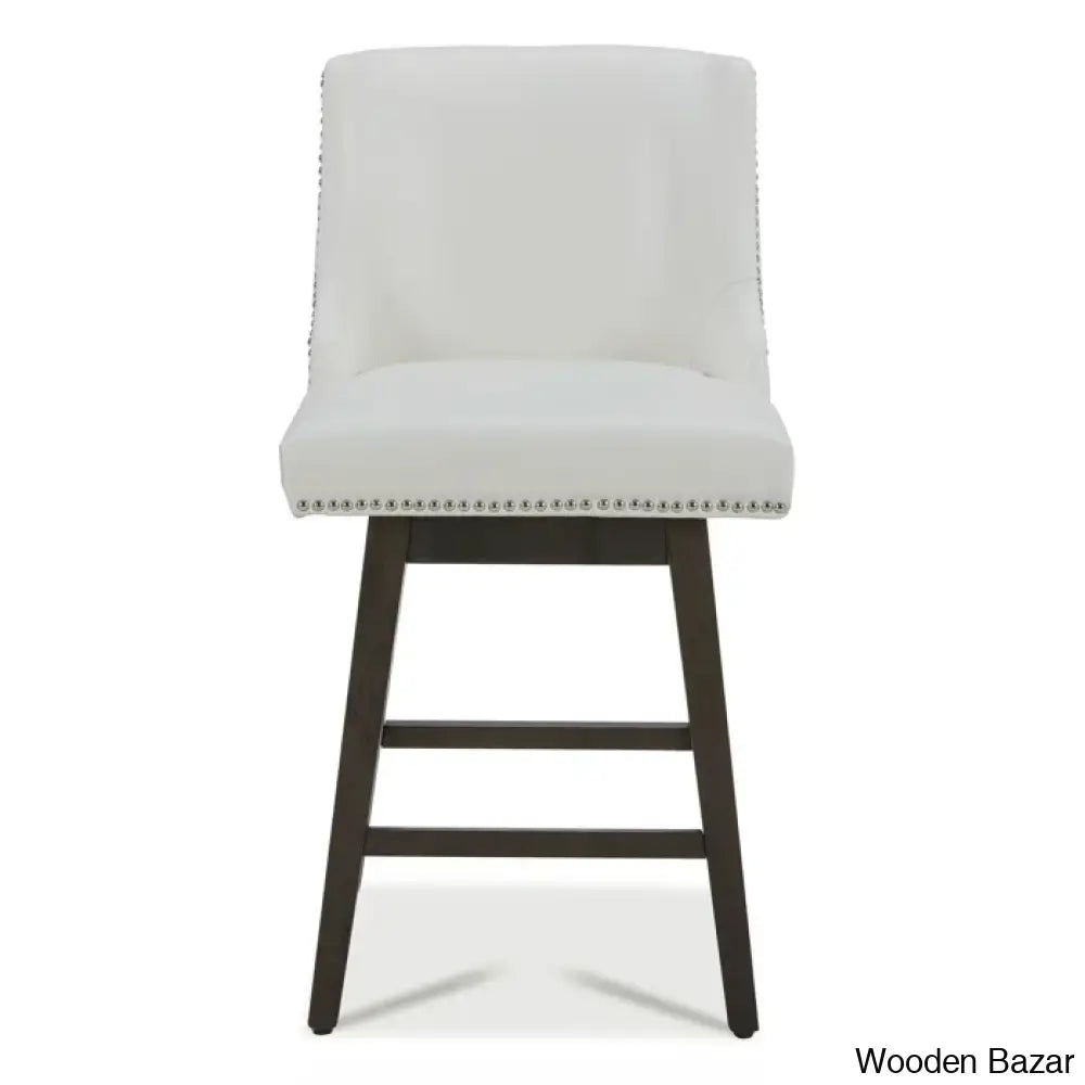 Shurmaz Swivel Upholstered 26’’ Counter And Bar Stool