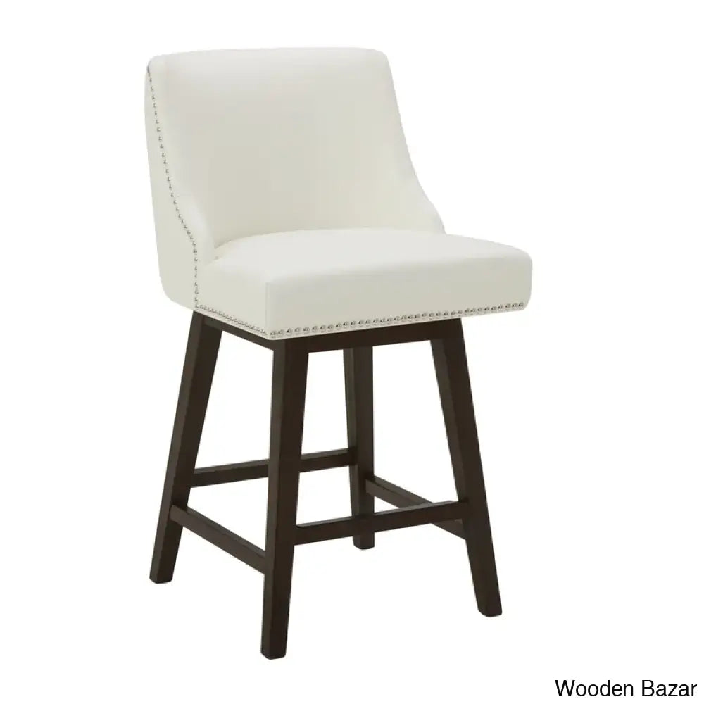 Shurmaz Swivel Upholstered 26’’ Counter And Bar Stool