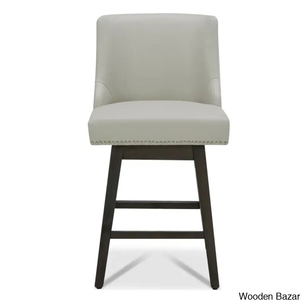 Shurmaz Swivel Upholstered 26’’ Counter And Bar Stool