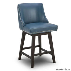 Shurmaz Swivel Upholstered 26’’ Counter And Bar Stool
