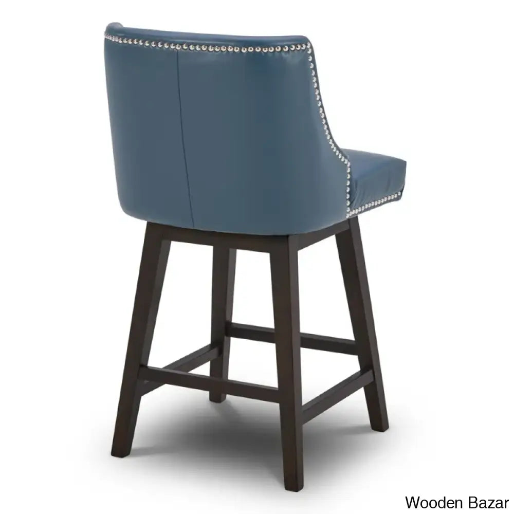 Shurmaz Swivel Upholstered 26’’ Counter And Bar Stool