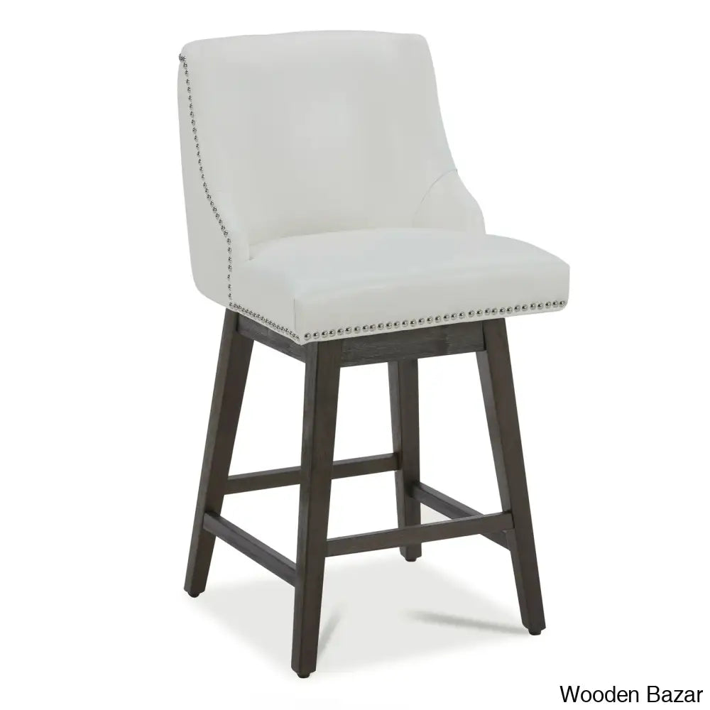 Shurmaz Swivel Upholstered 26’’ Counter And Bar Stool