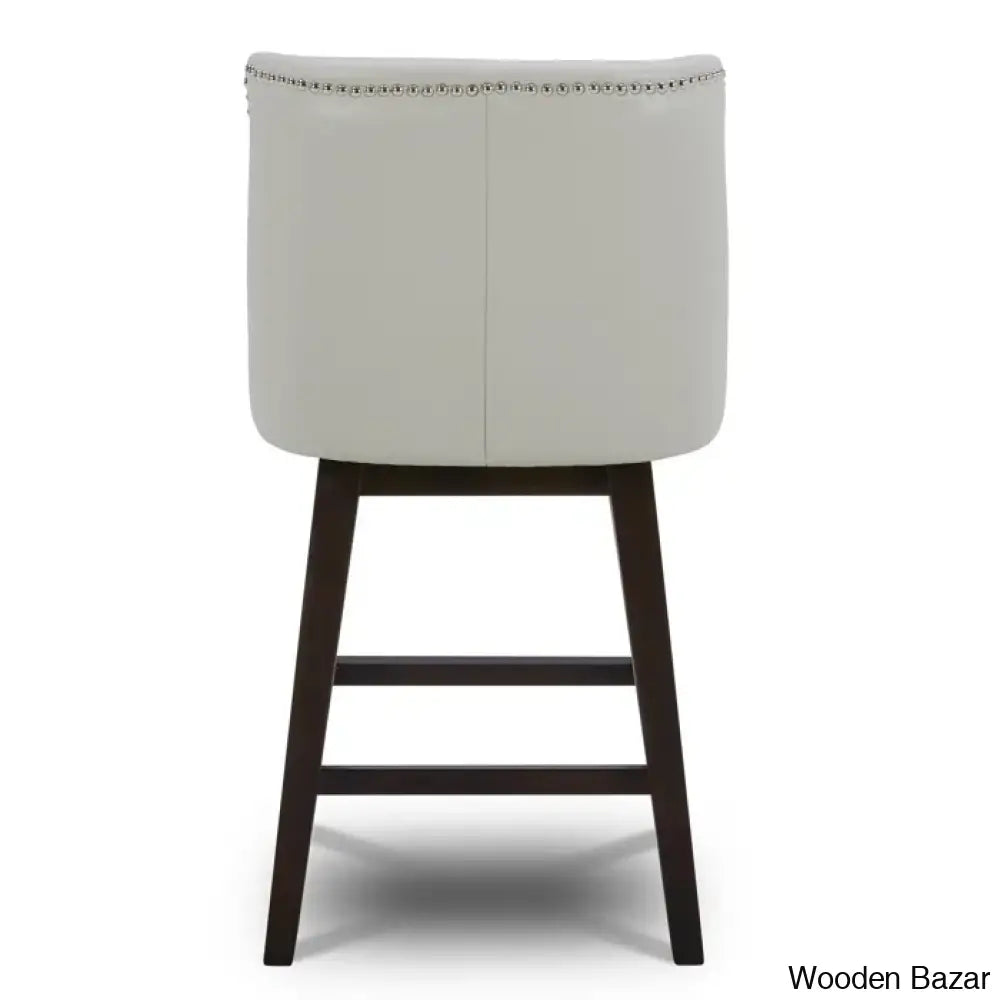 Shurmaz Swivel Upholstered 26’’ Counter And Bar Stool