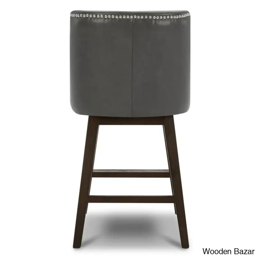 Shurmaz Swivel Upholstered 26’’ Counter And Bar Stool