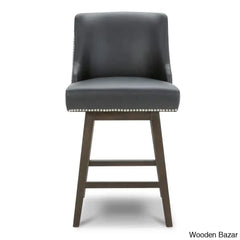Shurmaz Swivel Upholstered 26’’ Counter And Bar Stool