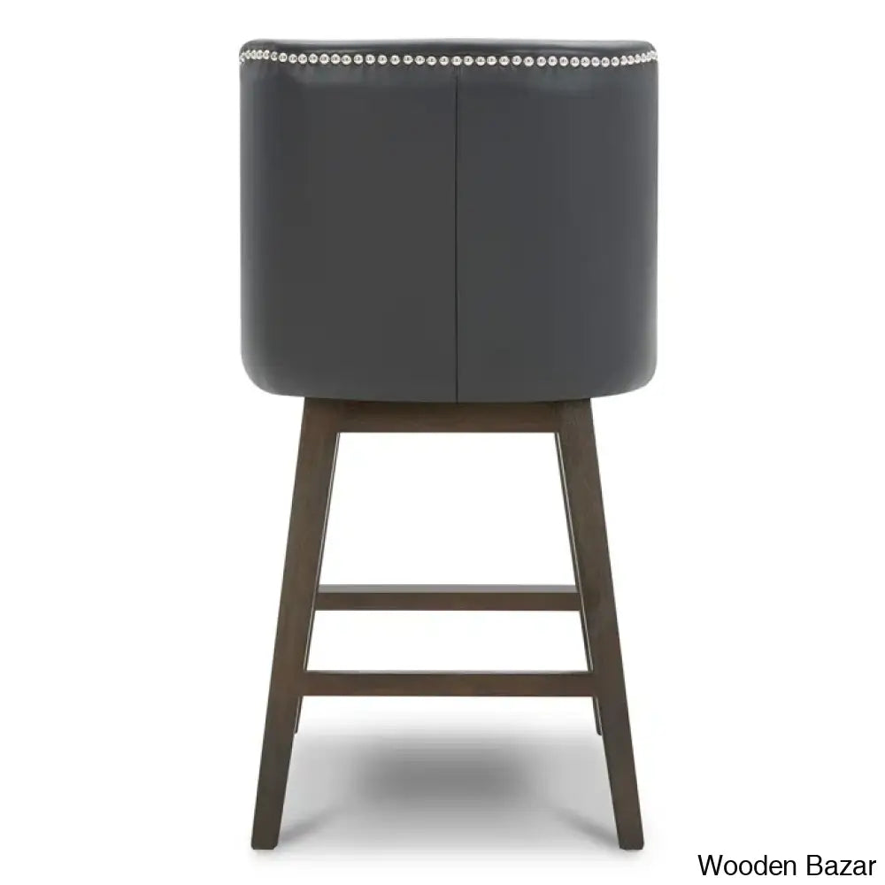 Shurmaz Swivel Upholstered 26’’ Counter And Bar Stool