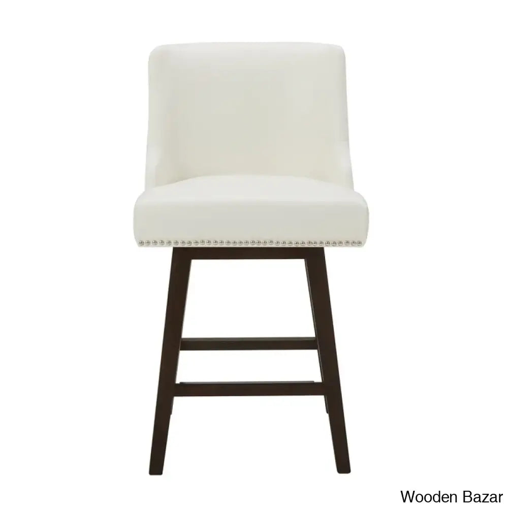 Shurmaz Swivel Upholstered 26’’ Counter And Bar Stool