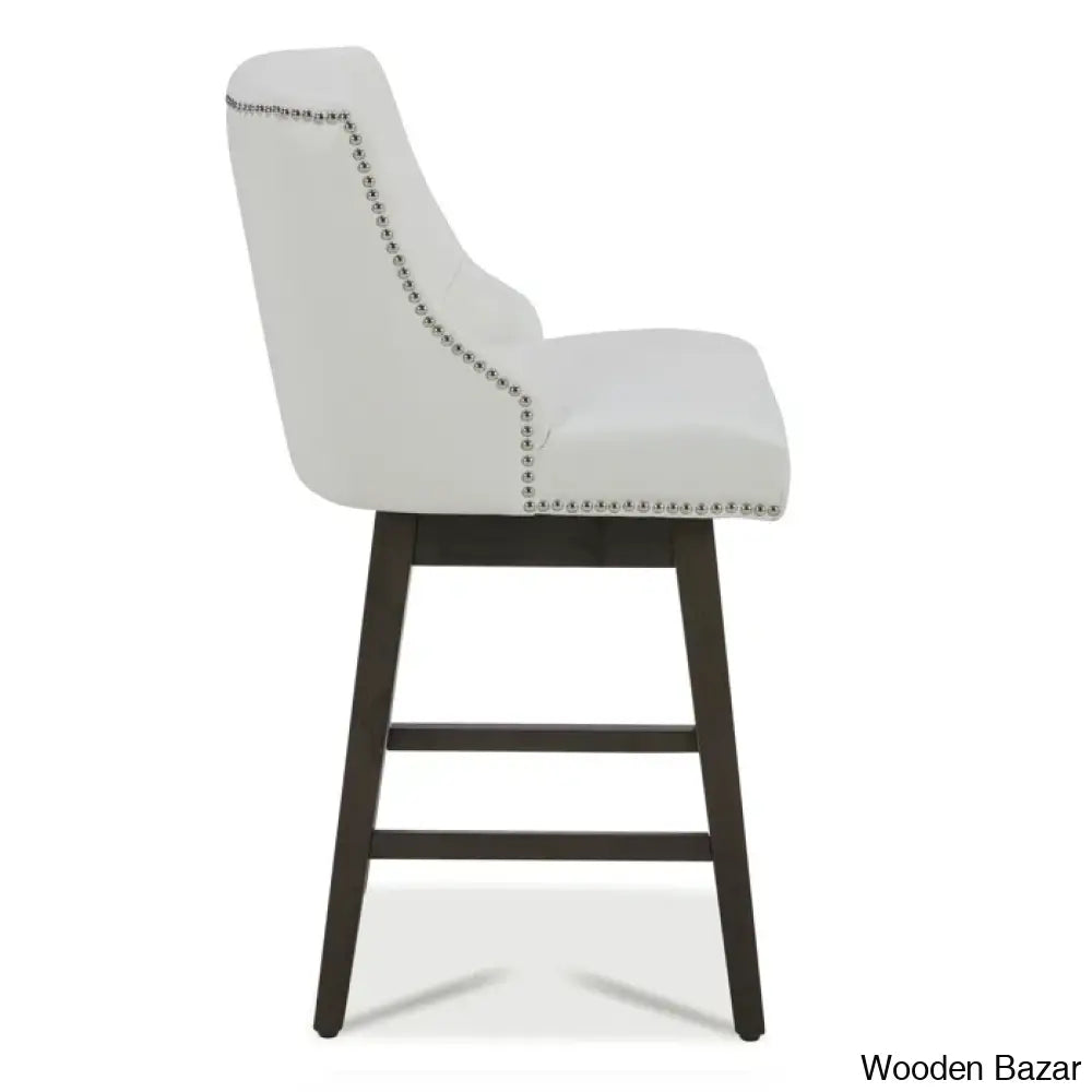 Shurmaz Swivel Upholstered 26’’ Counter And Bar Stool