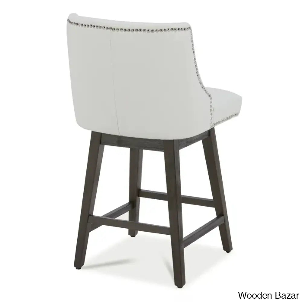 Shurmaz Swivel Upholstered 26’’ Counter And Bar Stool