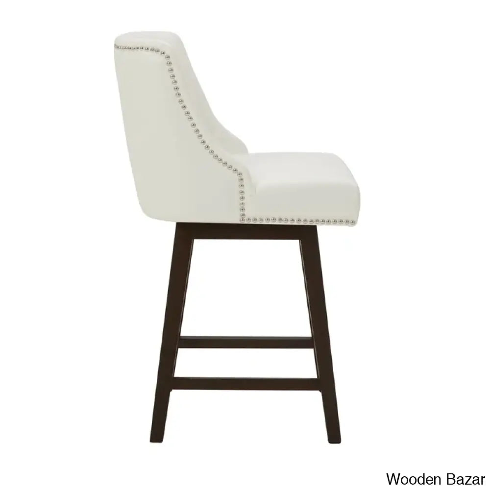 Shurmaz Swivel Upholstered 26’’ Counter And Bar Stool