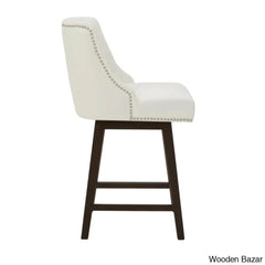 Shurmaz Swivel Upholstered 26’’ Counter And Bar Stool