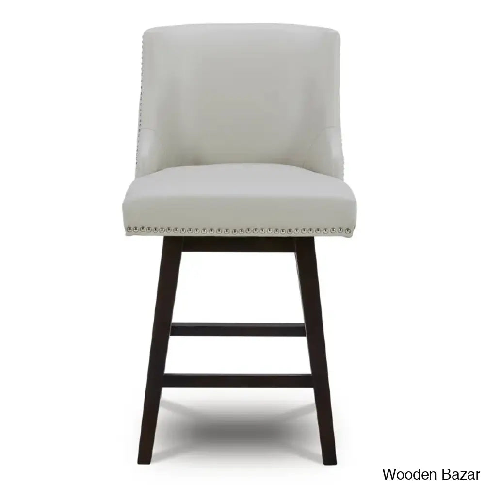 Shurmaz Swivel Upholstered 26’’ Counter And Bar Stool