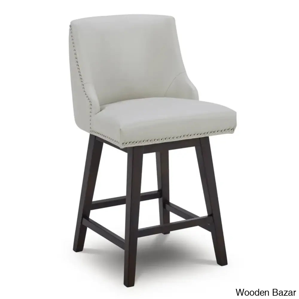 Shurmaz Swivel Upholstered 26’’ Counter And Bar Stool