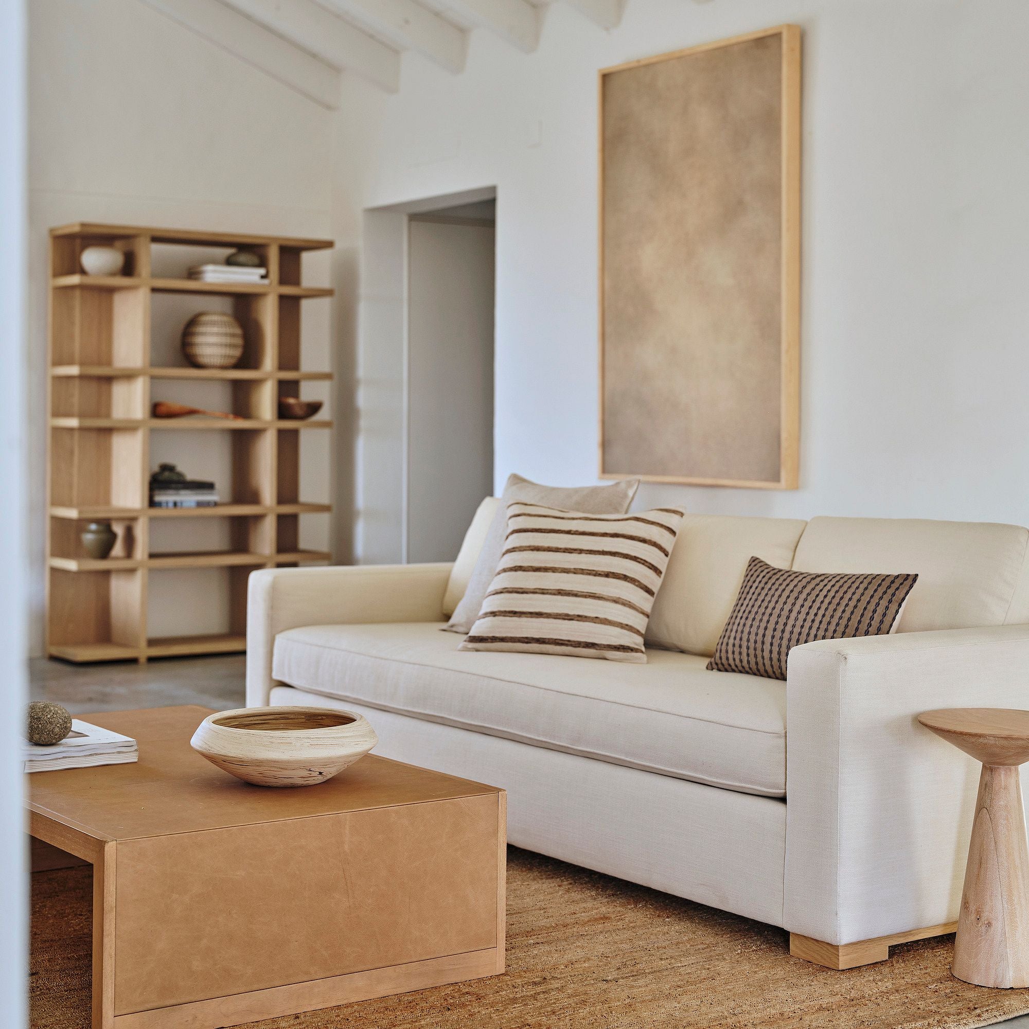 Arpick 3 Seater Sofa - Wooden Bazar