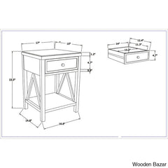 side table - Wooden Bazar