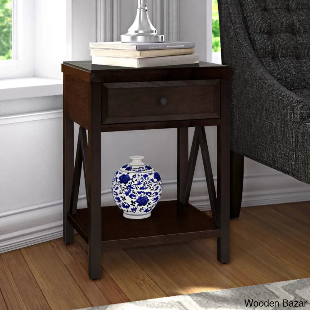 side table - Wooden Bazar